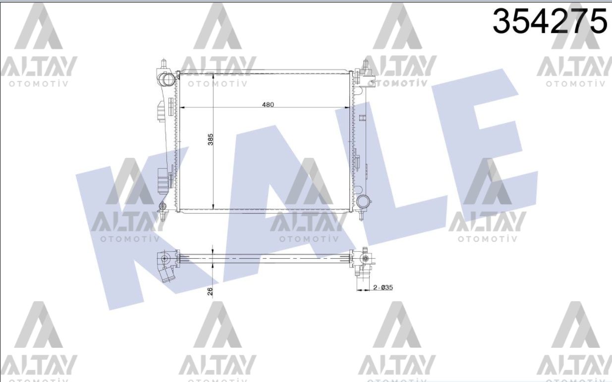 Hyundai I20 Su Radyatörü 2009-2012 Radyatör Su Blue Dizel OEM 25310-1R300 Hyundai I20 Su Radyatörü 2009-2012 Radyatör Su Blue Dizel OEM 25310-1R300